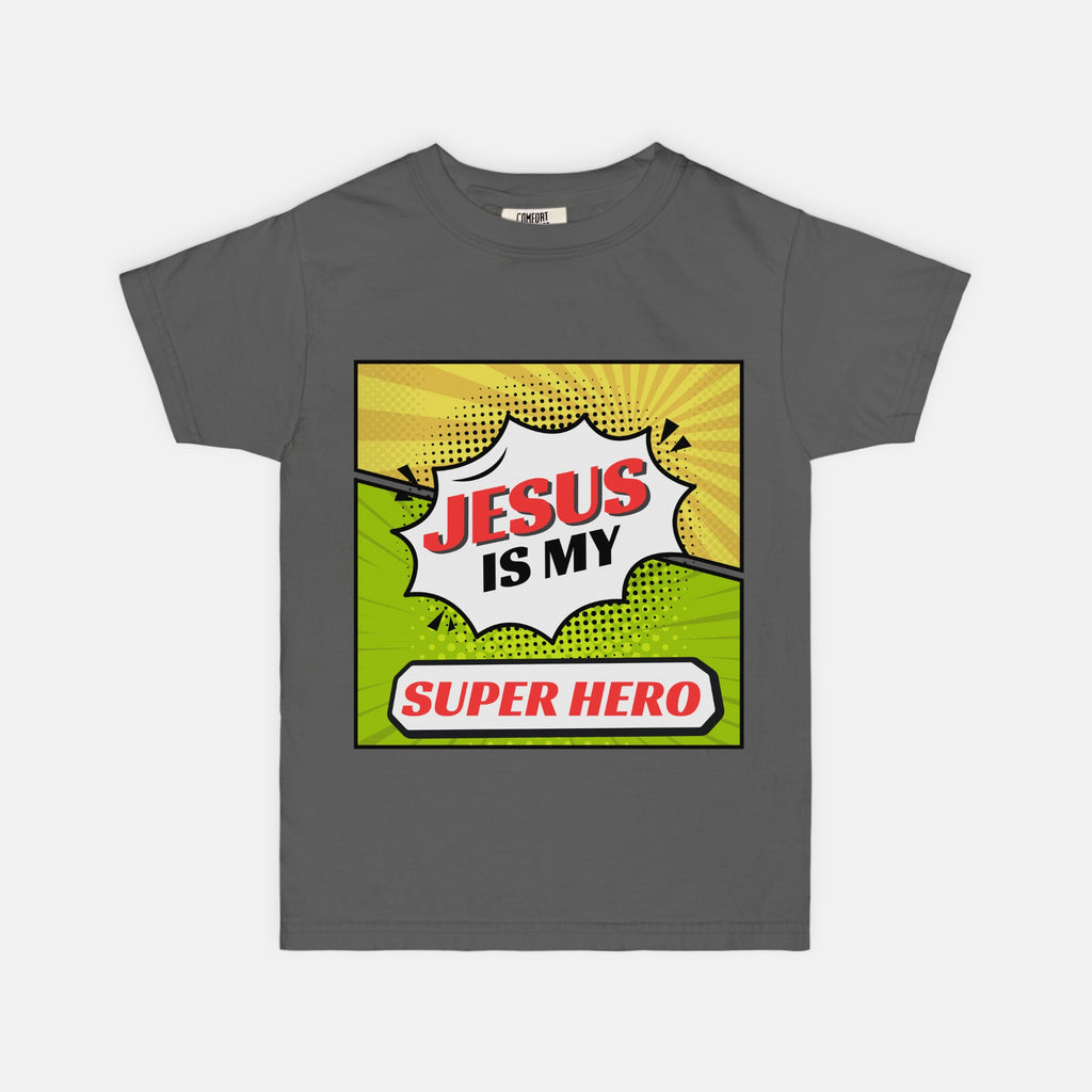 Jesus is My Super Hero - Kids Christain T-Shirt