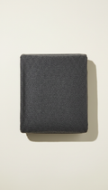 Charcoal Folded Wool Throw