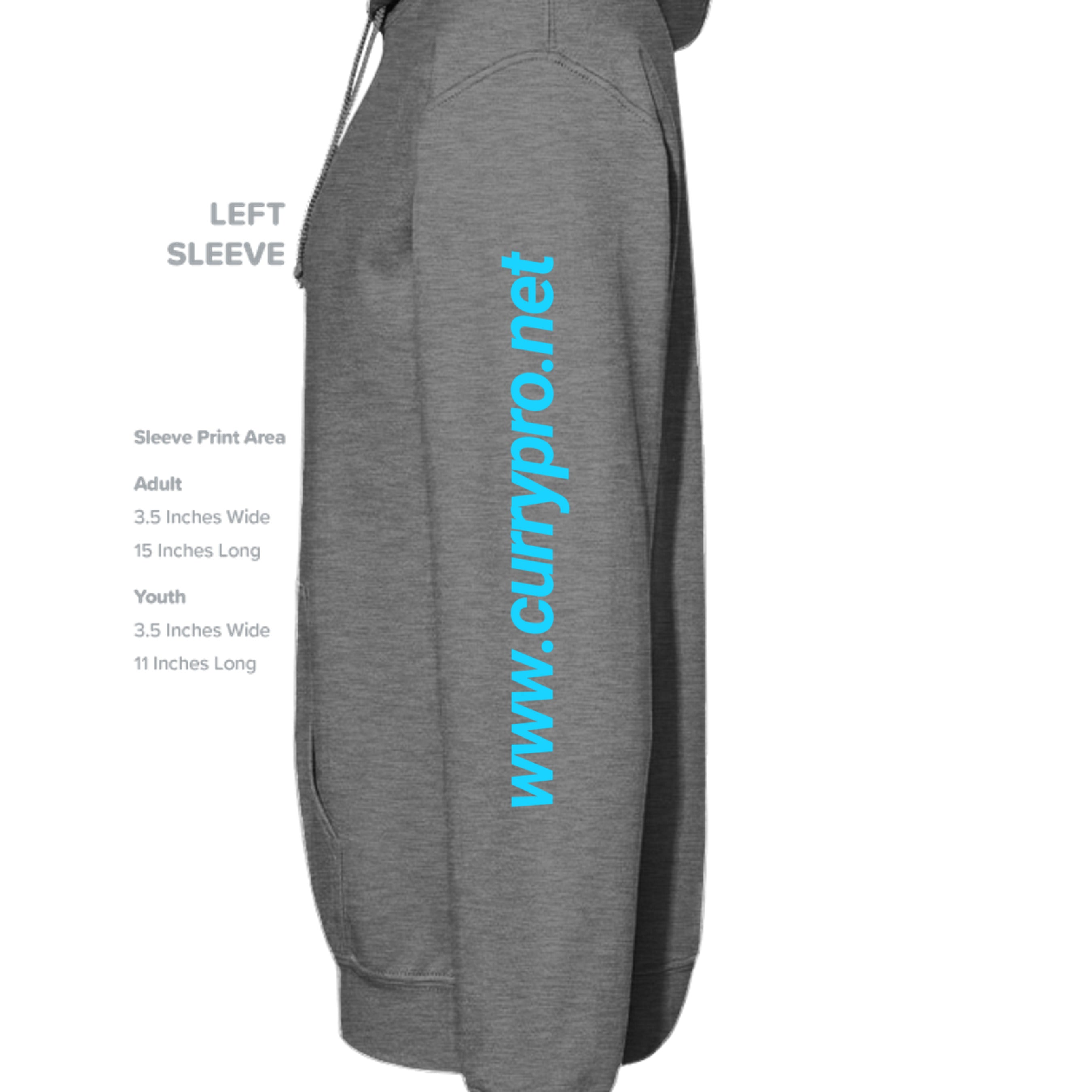 GRAPHITE HEATHER - G185 - SLEEVE_LEFT